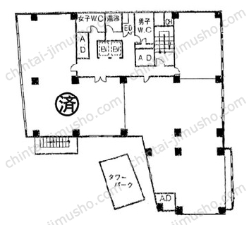 KSビル4Fの間取図