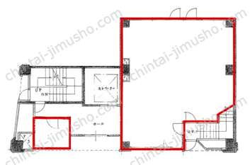 井桁ビル1Fの間取図