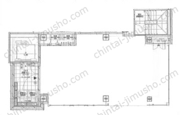 (仮称)JU業平ビル3Fの間取図