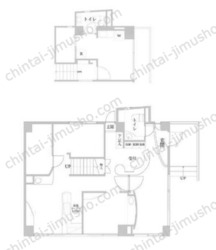 田園調布3丁目店舗一括貸の間取図