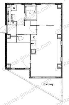 日本住宅錦糸町ビル6Fの間取図