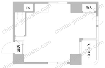 オリエンタル道玄坂5Fの間取図