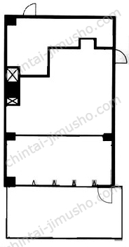 ユニオン新小岩ビル1Fの間取図