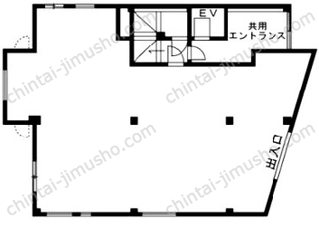 布沢ビル1Fの間取図