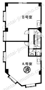 前沢ビル3Fの間取図