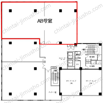 第2山崎ビル5Fの間取図