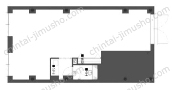 芝3丁目貸店舗･事務所1Fの間取図