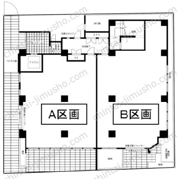 IPSビル1Fの間取図