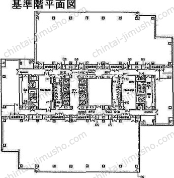 文京グリーンコートセンターオフィス13Fの間取図