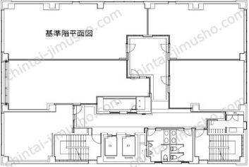 神田プラザビル7Fの間取図