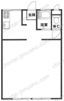 丸山ハイツ1Fの間取図