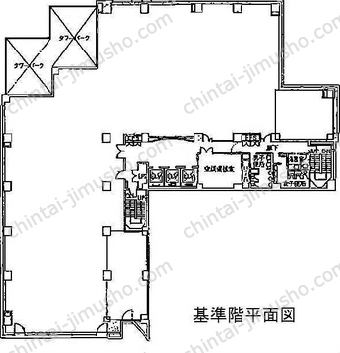 日本薬学会長井記念館ビル8Fの間取図