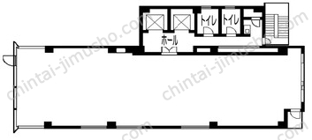 横浜西口TYビル6Fの間取図