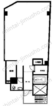 大森ファーストビルB1Fの間取図