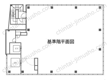 （仮称）新みゆきビル計画4Fの間取図