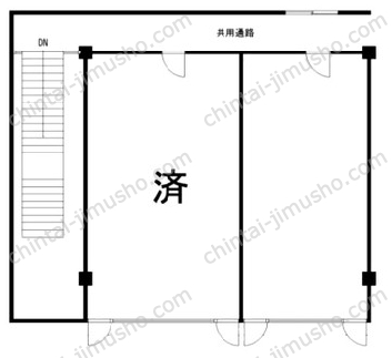 第1櫻進ビル2Fの間取図