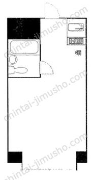 山王アーバンライフ6Fの間取図