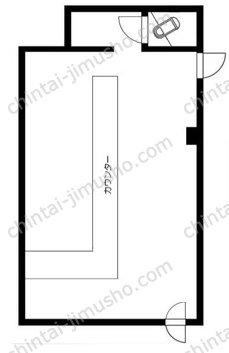 第三ヨコタマンション1Fの間取図