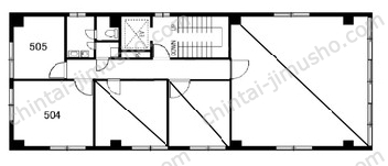 成瀬ビル5Fの間取図