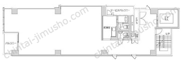 MIEUX渋谷ビル7Fの間取図