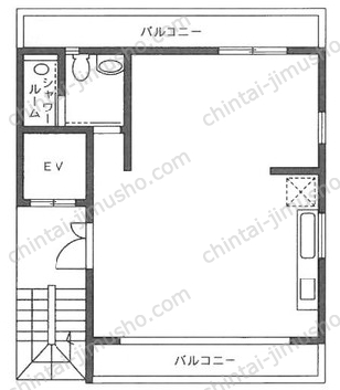 LouisⅢビル4Fの間取図