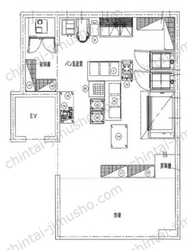 LouisⅢビル1Fの間取図