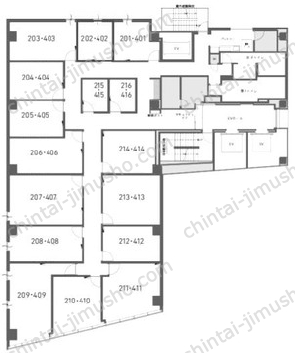 H1O麹町2Fの間取図