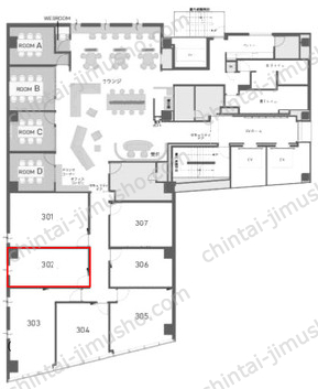 H1O麹町3Fの間取図