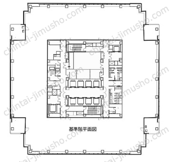 三菱重工横浜ビル8Fの間取図