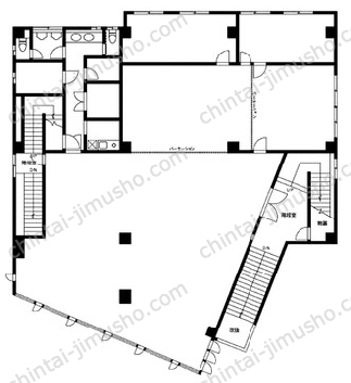 YKビル2Fの間取図