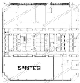 晴海アイランドトリトンスクエアオフィスタワーX5Fの間取図