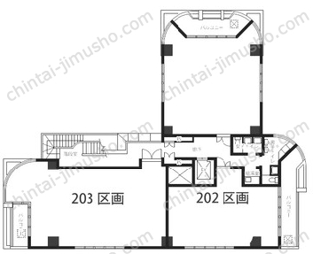 アルス市ヶ谷2Fの間取図