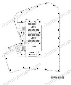 （仮称）渋谷区道玄坂二丁目計画7Fの間取図