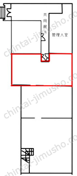 霜降橋マンション2Fの間取図