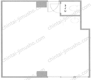 赤坂レジデンシャルホテル6Fの間取図