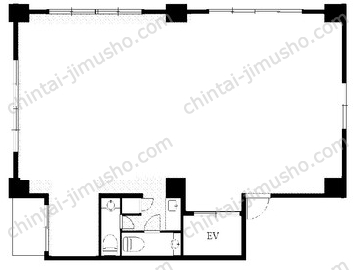 第二鵬龍ビル3Fの間取図