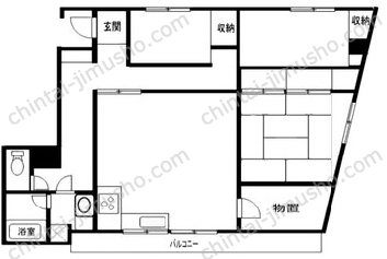 山六ビル2Fの間取図