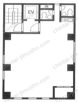 ゼネラルビル恵比寿イースト3Fの間取図