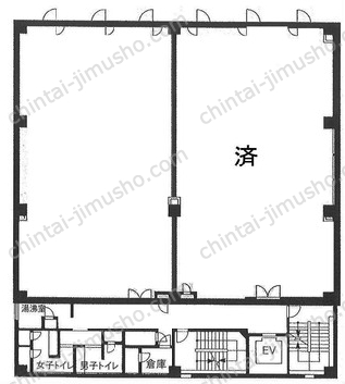 永代O.T.ビル4Fの間取図