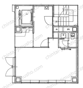 SHINO 38 BLDG．1Fの間取図