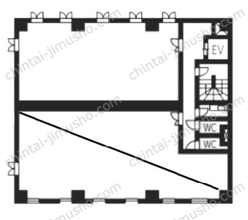 新正ビル3Fの間取図