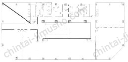 （仮称）OMIYA SOUTH GATE増築プロジェクト2Fの間取図