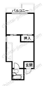 南町コーポビアネーズ5Fの間取図