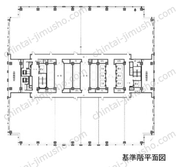 ワールドビジネスガーデン35Fの間取図