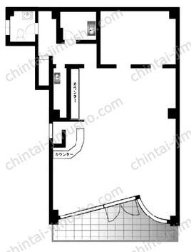 米山ビル1Fの間取図