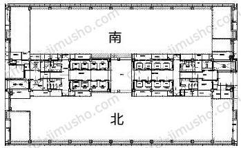 トレードピアお台場13Fの間取図