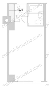 六本木ユニハウス4Fの間取図