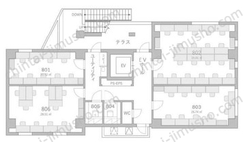 12KANDA8Fの間取図