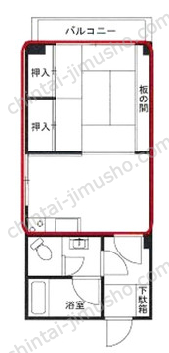 第二サンユービル4Fの間取図