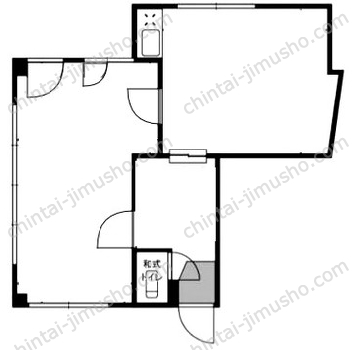 向丘ビル1Fの間取図